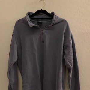Comfort Colors Men's Quarter Zip Sweater Size Medium